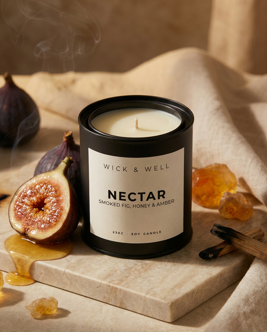 NECTAR — Smoked Fig, Honey & Amber | Paint Tin Candle