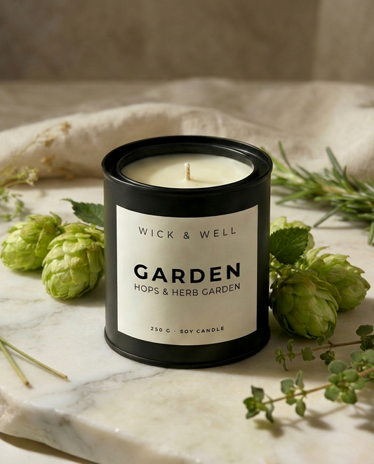 GARDEN — Hops & Herb Garden | Paint Tin Candle