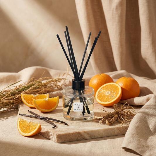 SUNRISE — Vanilla, Vetiver & Orange | Reed Diffuser
